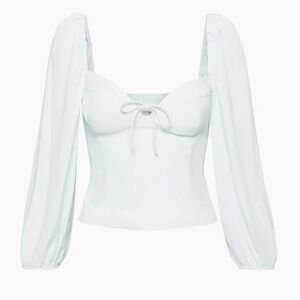 Wilfred novella top in light blue